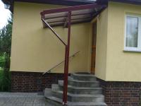 Vordach aus Aluminium