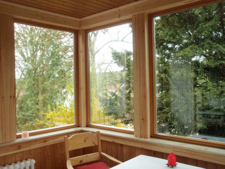Bayerwald-Holz-Fenster Innenansicht