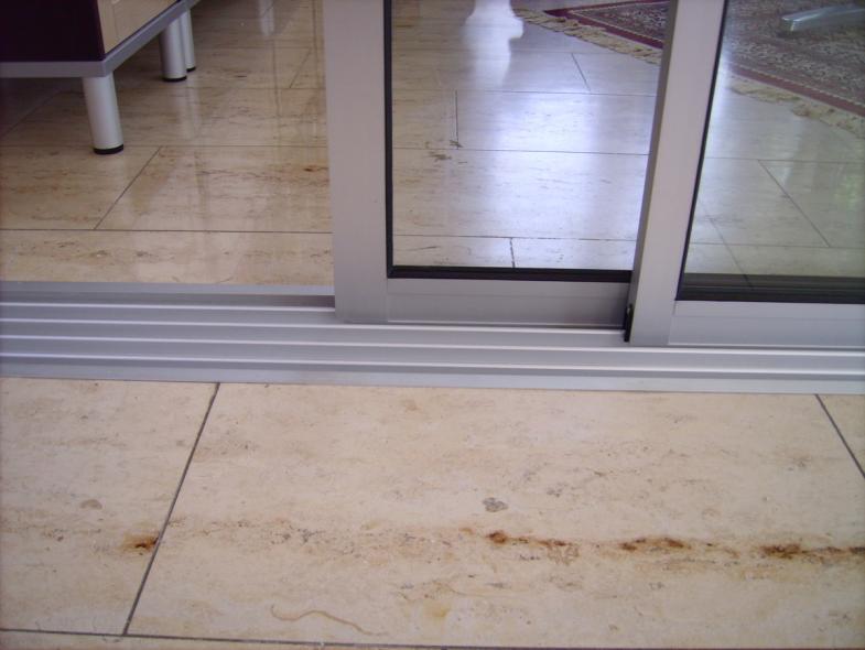 Multiraum Schiebetür als Innenraum-Abtrennung Nahaufnahme